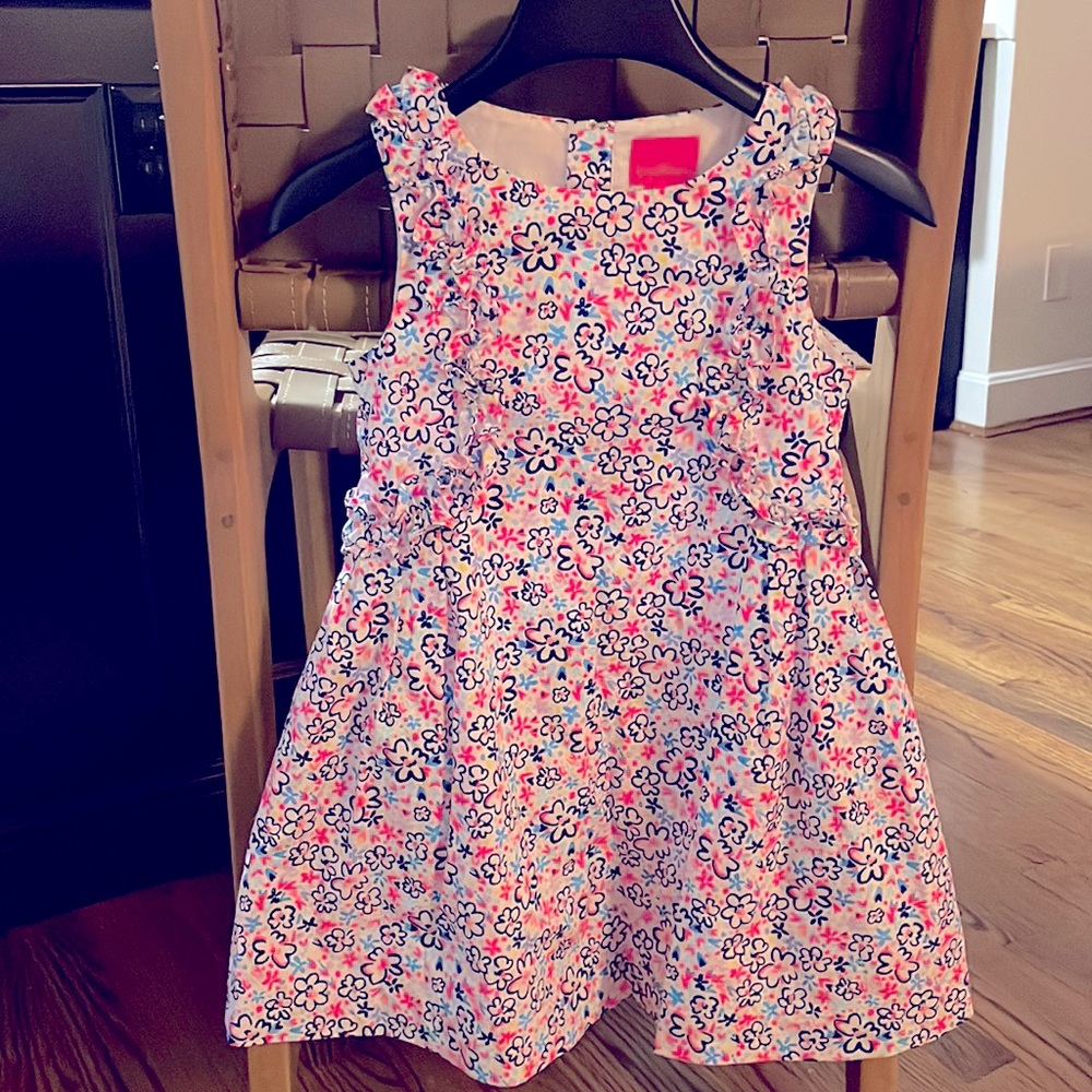 Girls Lilly Pulitzer ditsy floral dress. Size 6